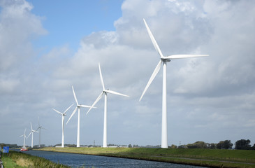Windkraftanlagen in Holland