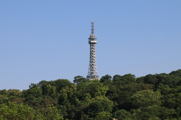 low angle view of tower against sky