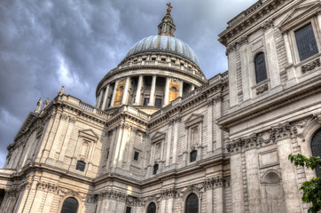Fototapeta na wymiar St Paul Cathedral. London, Great Britain.