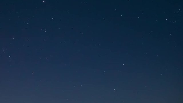 Night Starry Sky Background. Night View Of Natural Glowing Stars