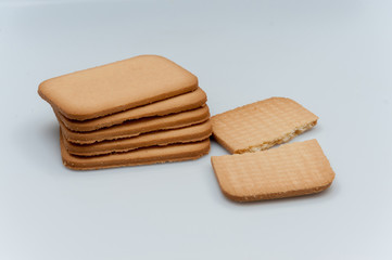 delicious biscuits with filling