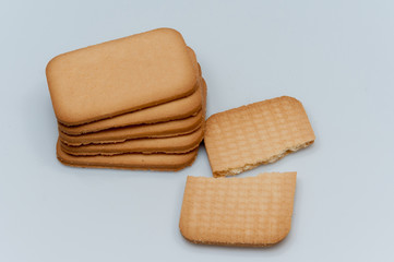 delicious biscuits with filling