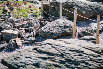 background of the rocky terrain, stones