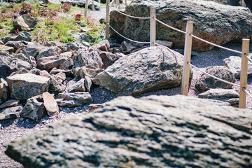 background of the rocky terrain, stones