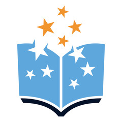 Star And Book Logo