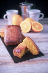 Tarta Naranja de Polenta