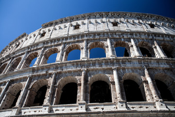 Obraz premium Colosseum. Rome, Italy. Colosseum. Rome, Italy. Roman arcitecture. Most popular landmark in Rome.