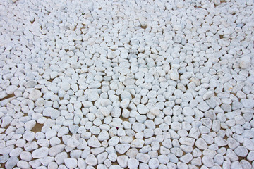 white beautiful pebbles