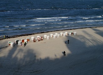 Strandkörbe in Sellin auf Rügen