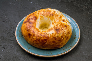 Uzbek bread from tandoor