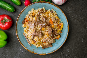 pilaf with beef