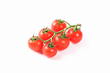Tomato isolated on white background.