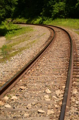 Obraz premium Railroad tracks