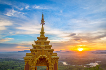 Temple,Wat Pra That Doi Pra Chan Mae Tha ,Lampang Province ,Thailand  on May 25,2018
