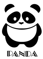 Vector Panda Bear