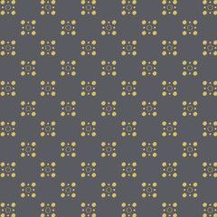 Gold abstract Circle on Gray Background