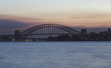 Fototapeta na wymiar Dusty Evening Sky over Sydney