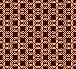 Luxury Geometric Pattern. Vector seamless pattern. Modern linear stylish texture. Geometric striped ornament.