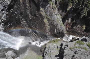 Rainbow waterfall 3