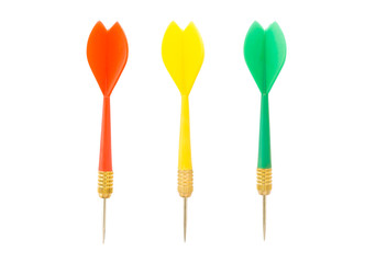 Darts isolated on white
