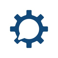 bubble talk logo. communication icon. dialogue symbol. vector eps 08.