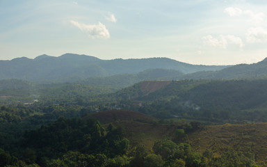 Landscape viewpoint of Grass Mountain.
