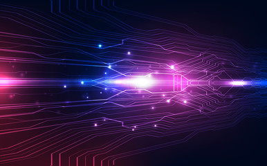 Vector Abstract futuristic high speed, Illustration high digital technology colorful background concept