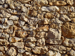 Stone stucco wall