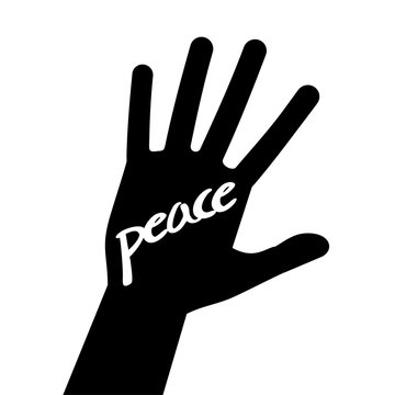 hand peace symbol