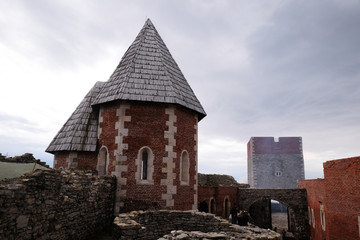 Chapel of St. Philip, Medvedgrad castle in Nature Park Medvednica in Zagreb, Croatia 