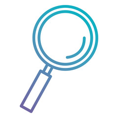 magnifying glass isolated icon vector illustration design