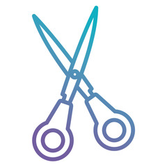 scissors school supply icon vector illustration design