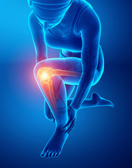 Male Knee pain