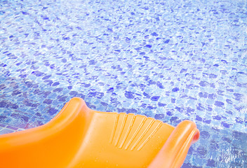 Orange pool slider