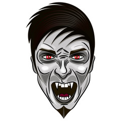 Young beautiful vampire