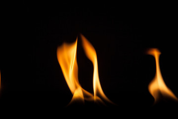 Fototapeta premium Fire Flame Background Macro Texture