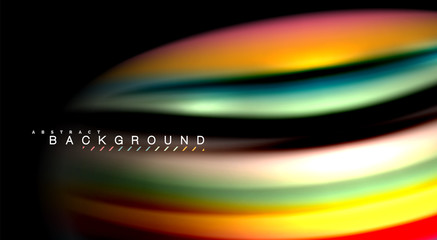 Blur color wave lines abstract background
