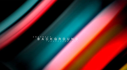 Blur color wave lines abstract background