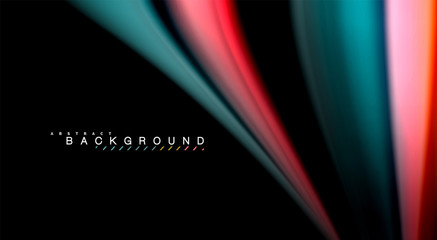 Blur color wave lines abstract background