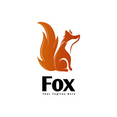 Sit down fox care logo