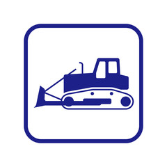 ブルドーザー　アイコン © nutria3000