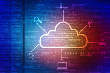 

2d illustration technology background