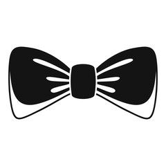 Man bow tie icon. Simple illustration of man bow tie vector icon for web design isolated on white background