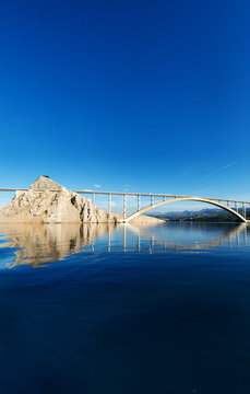 Bridge on Krk Island in Croatia