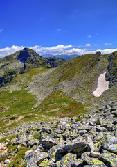 Beautiful landscape in the high mountain