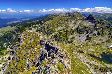 Beautiful landscape in the high mountain