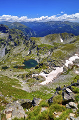 Beautiful landscape in the high mountain