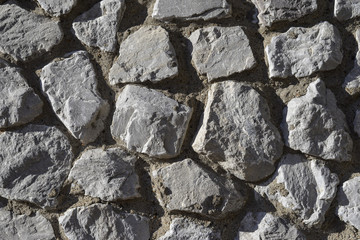 grey wall stones background texture