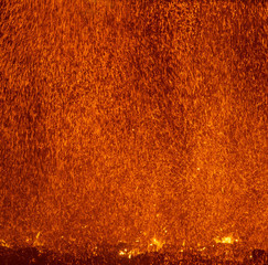 Kohlenstaubverbrennung im Heizkraftwerk