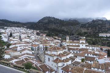 Fototapeta na wymiar pueblos de la provincia de Cádiz, Grazalema, Andalucía